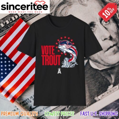 Mike Trout Los Angeles Angels all-star t-shirt in Black