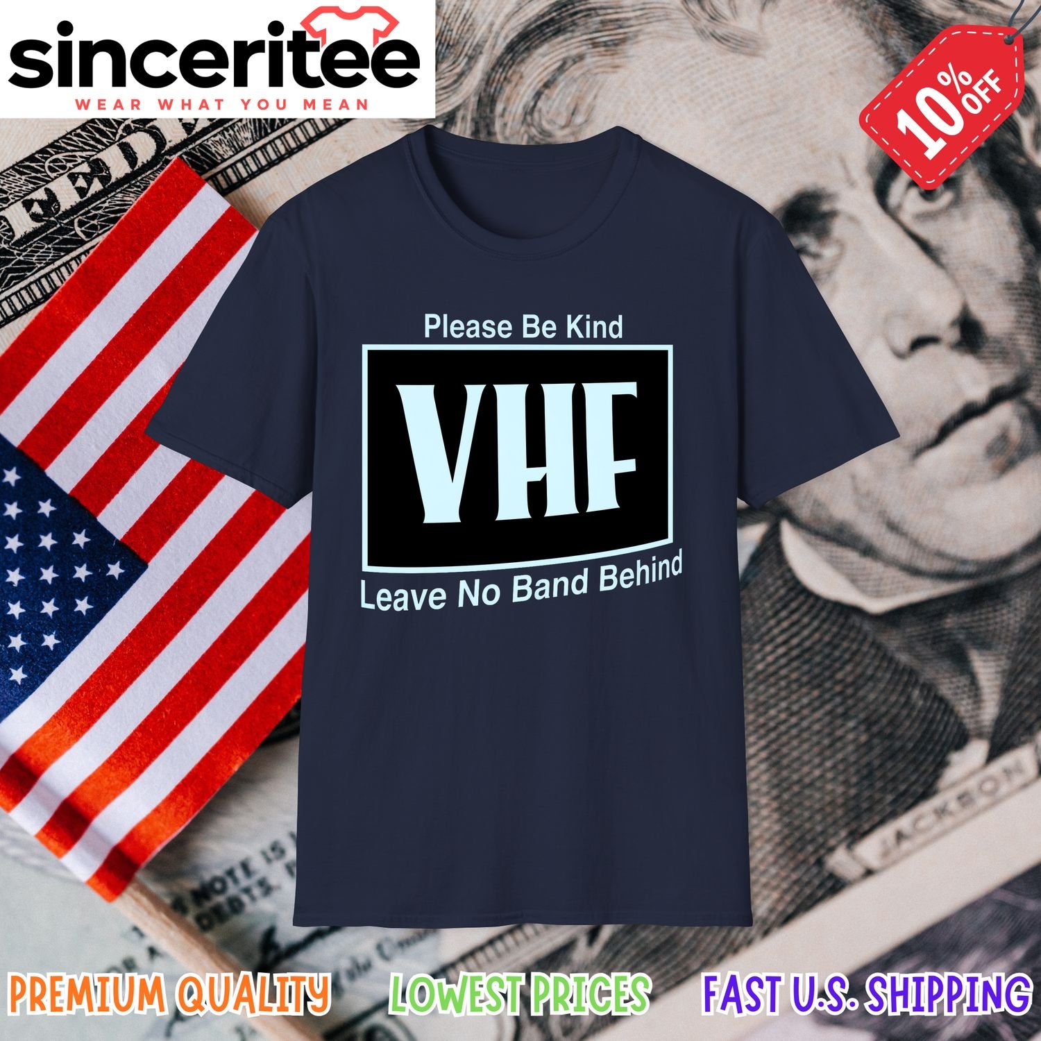 VHF Please Be Kind radio design in Navy