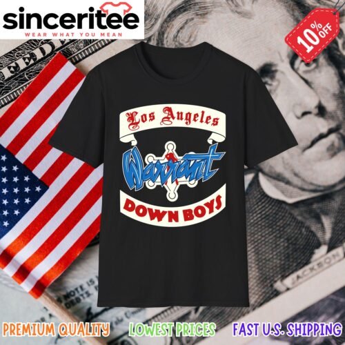 Warrant Down Boys Los Angeles t-shirt in Black