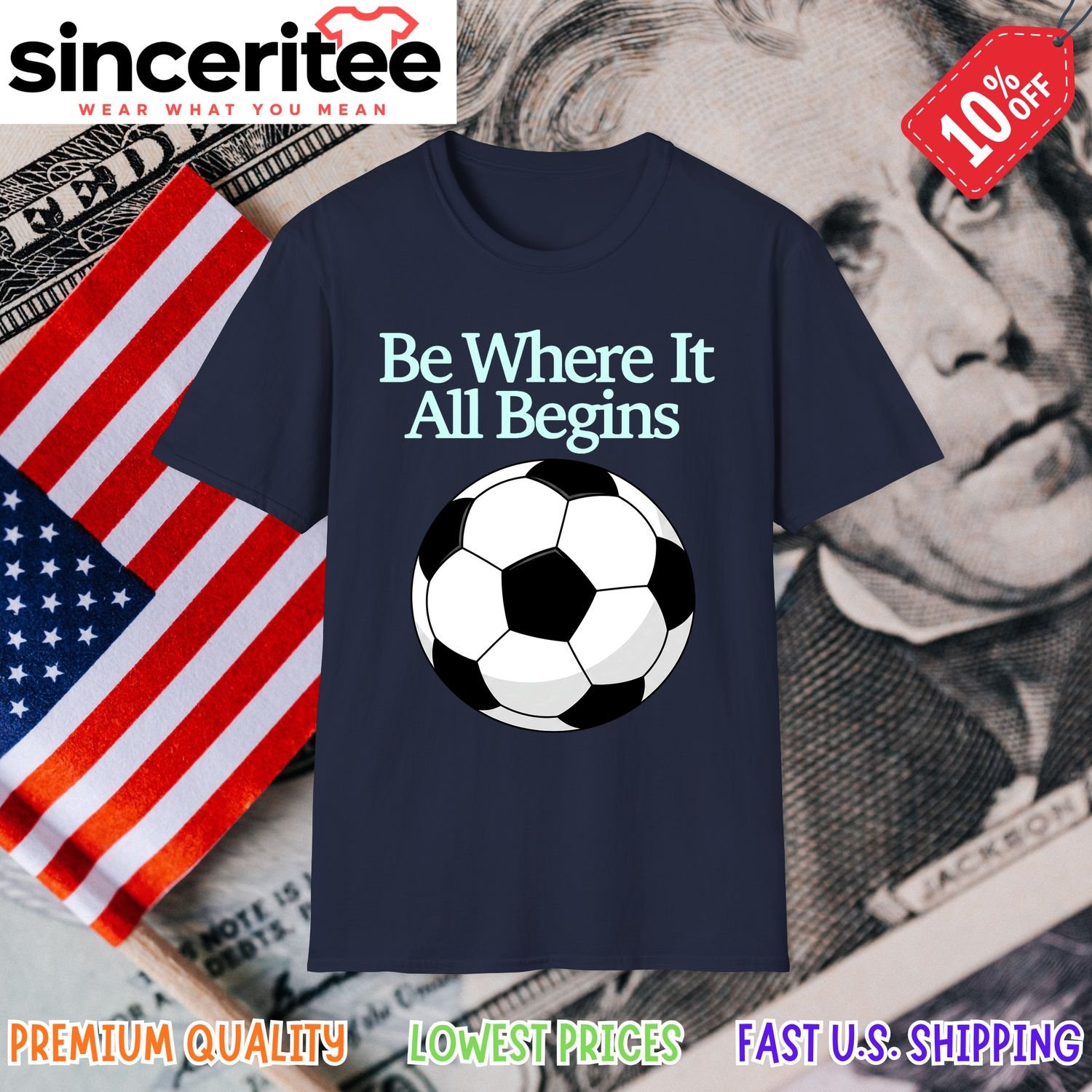 2026 World Cup T-shirt in Navy
