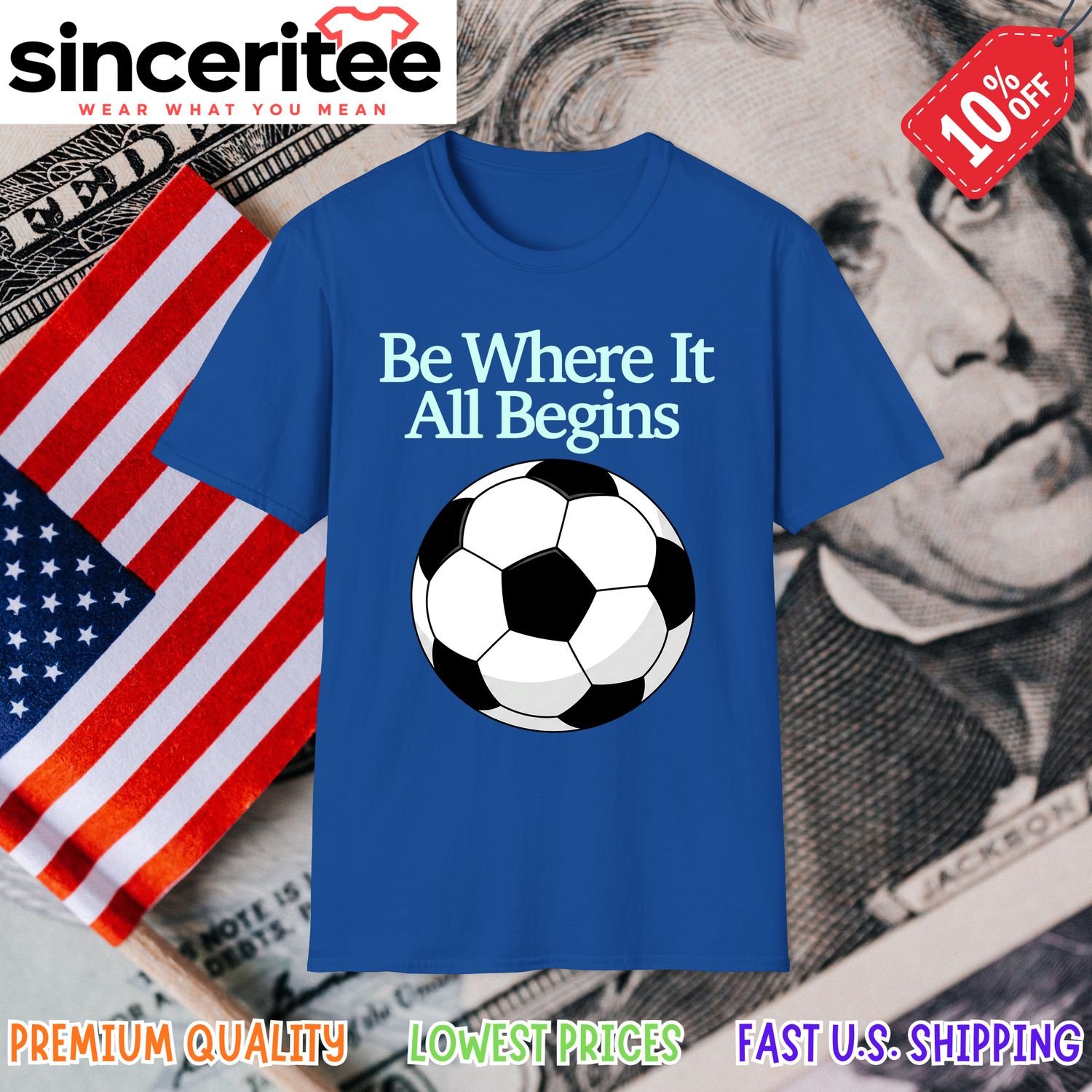 2026 World Cup T-shirt in Royal Blue